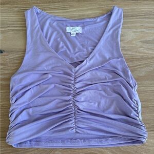 Lavender Ruched Tank Top